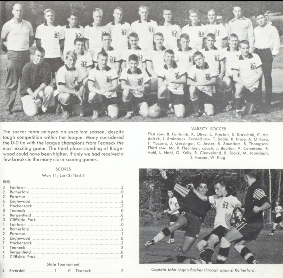 1963 Boys’ Soccer Team