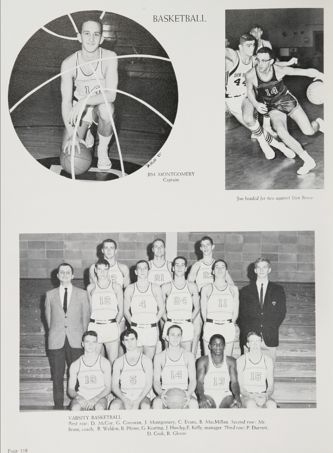 1965 Boys’ Basketball Team