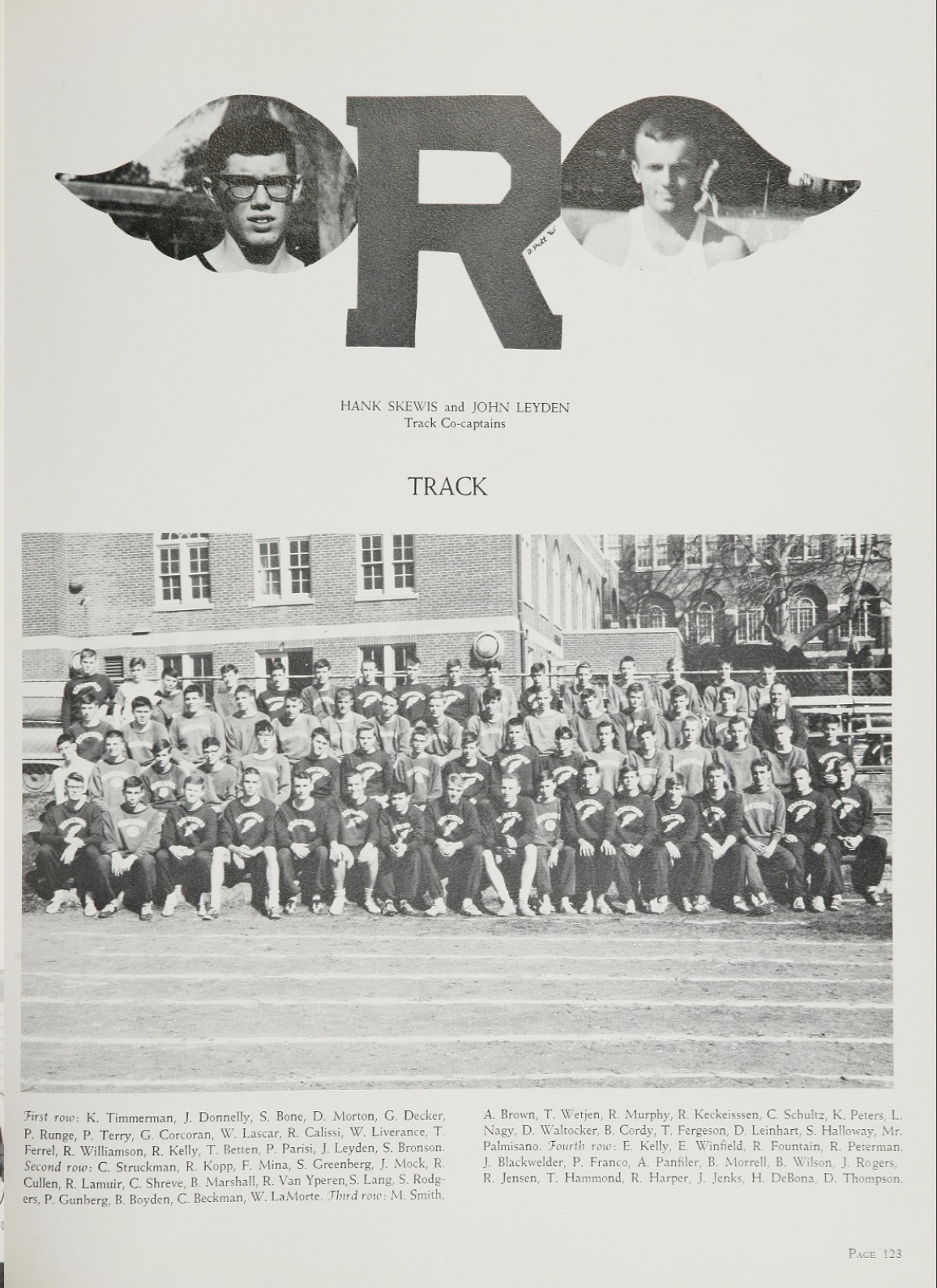 1965 Boys’ Track Team