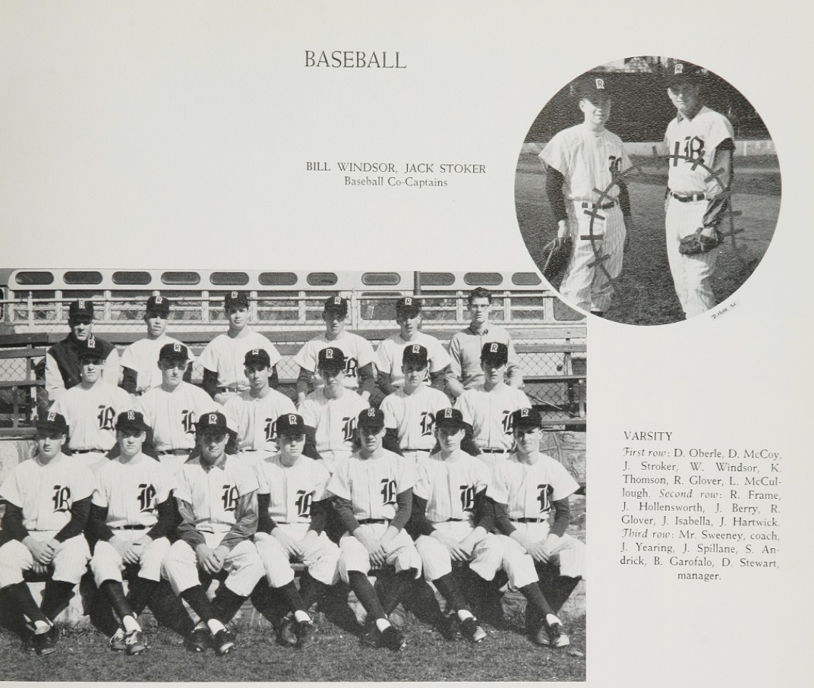 1965 Boys’ Baseball Team