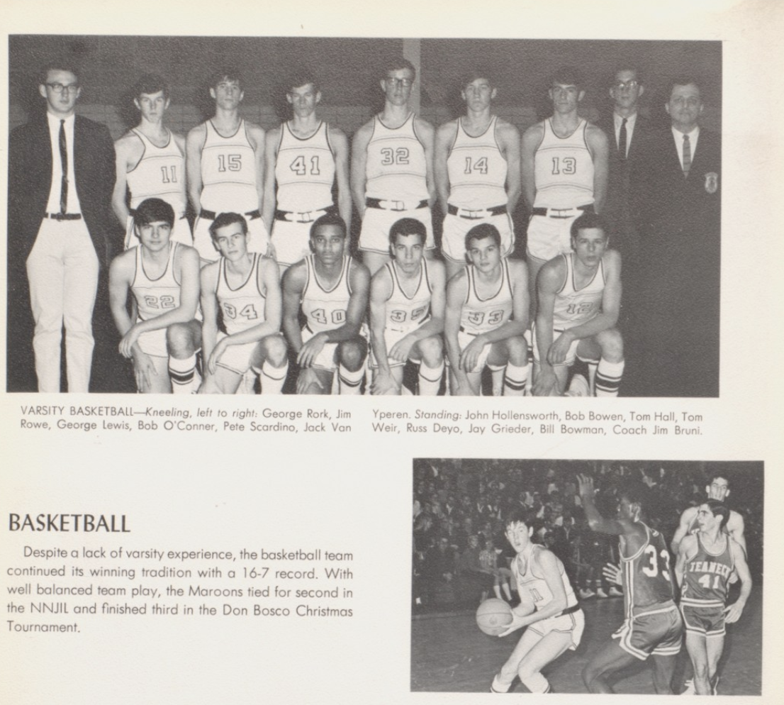 1967 Boys’ Basketball Team