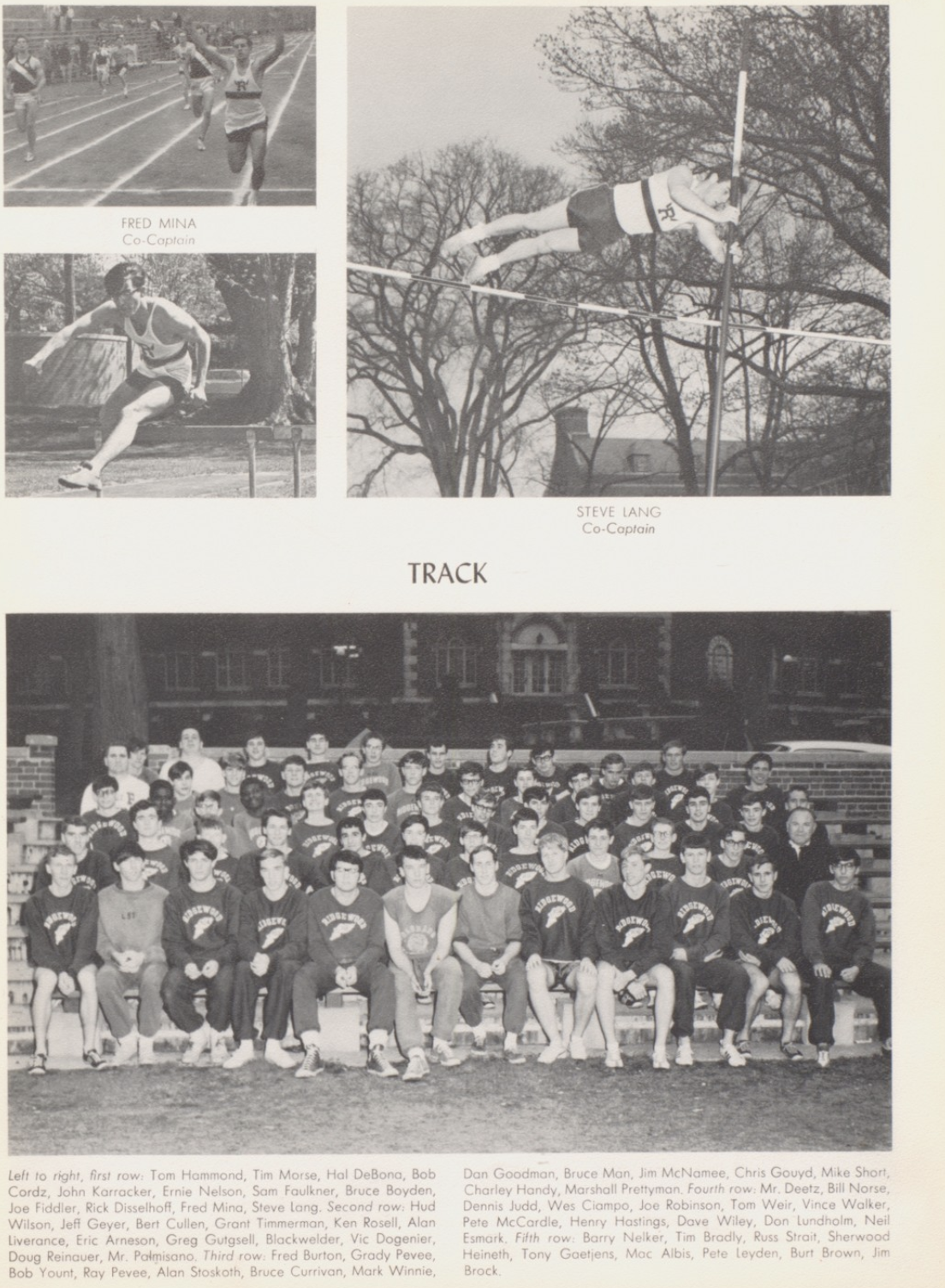 1967 Boys’ Track Team