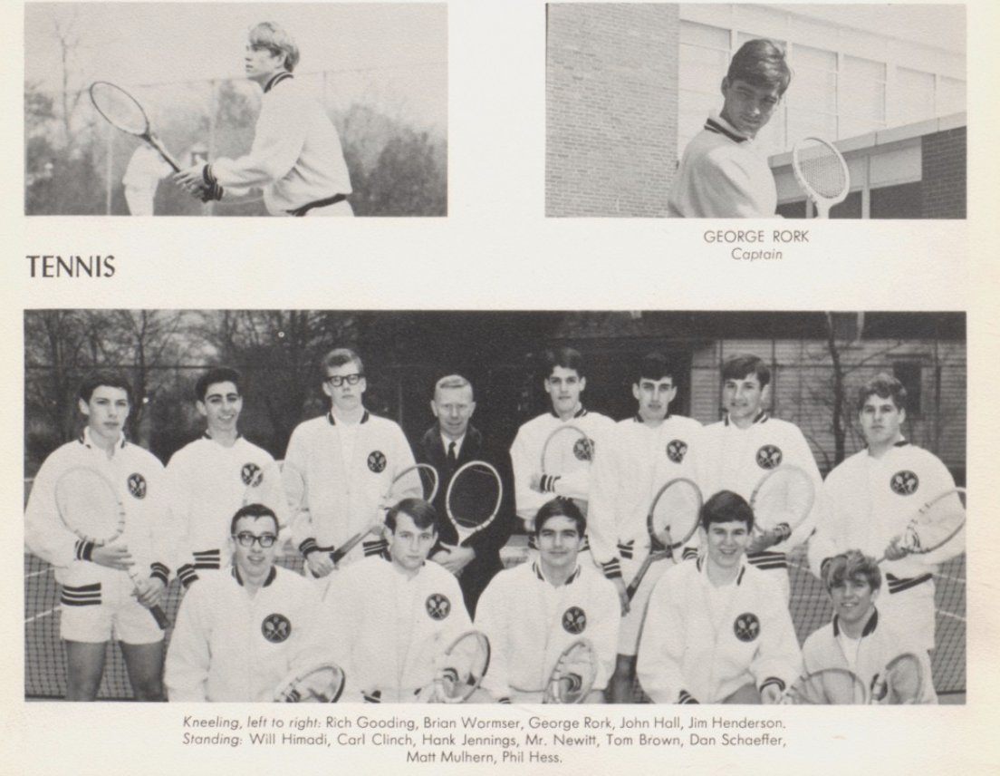 1967 Boys’ Tennis Team