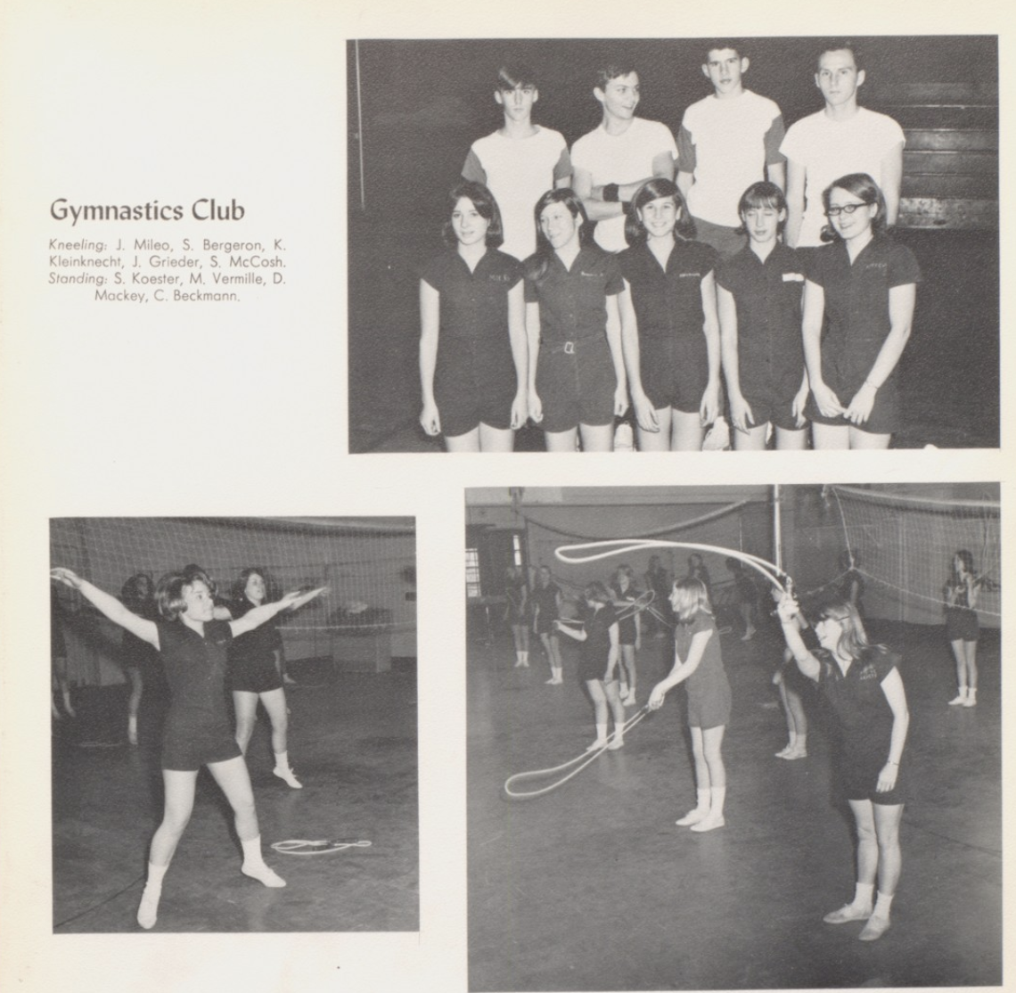 1967 Girls’ Gymnastics Team