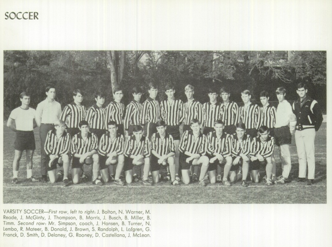1967 Boys’ Soccer Team