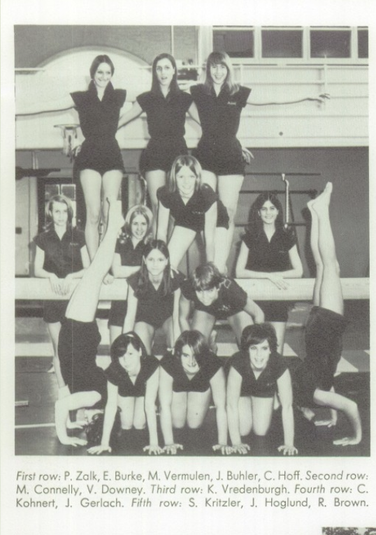 1968 Girls’ Gymnastics Team