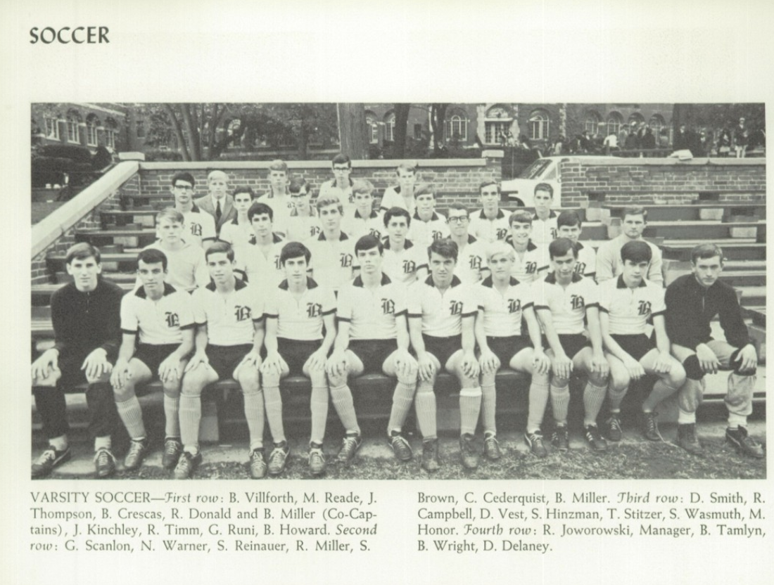 1968 Boys’ Soccer Team
