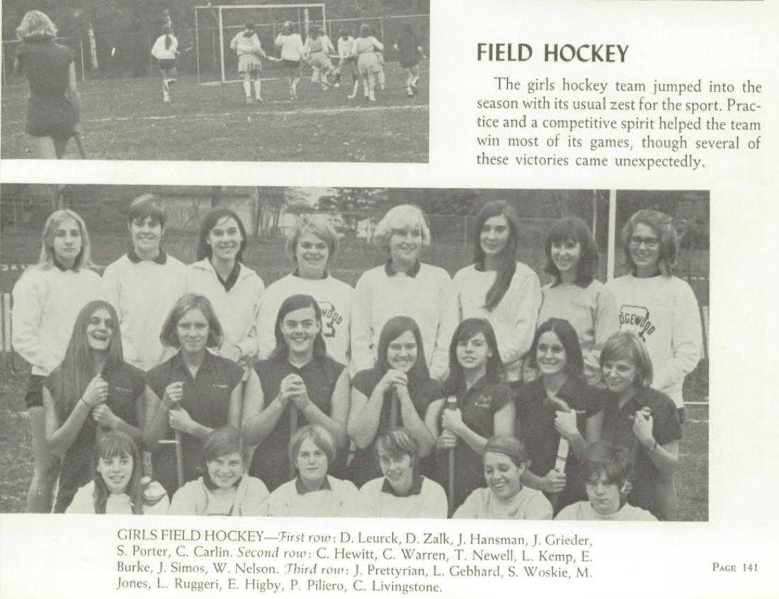 1969 Girls’ Field Hockey Team