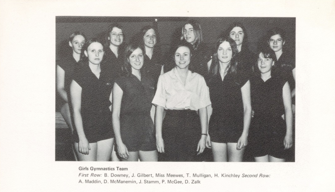 1970 Girls’ Gymnastics Team