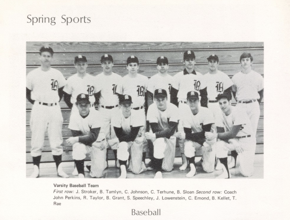 1970 Boys’ Baseball Team
