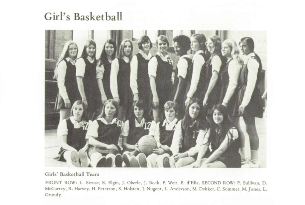 1971 Girls’ Basketball Team