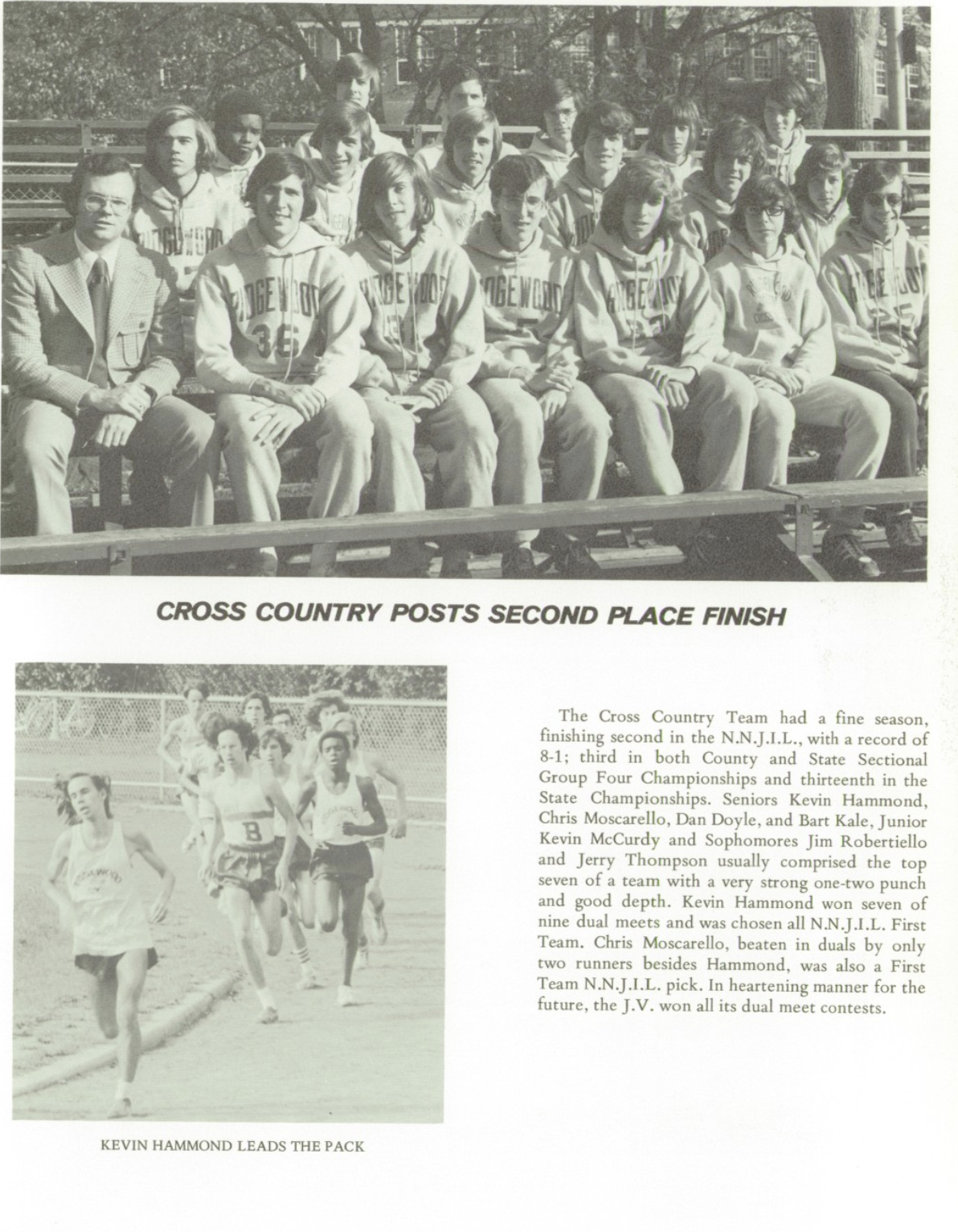 1973 Boys’ Cross Country Team