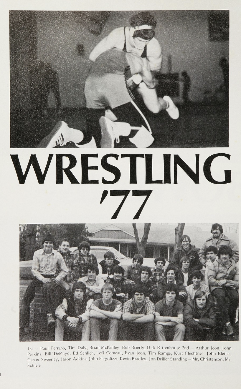 1977 Boys’ Wrestling Team