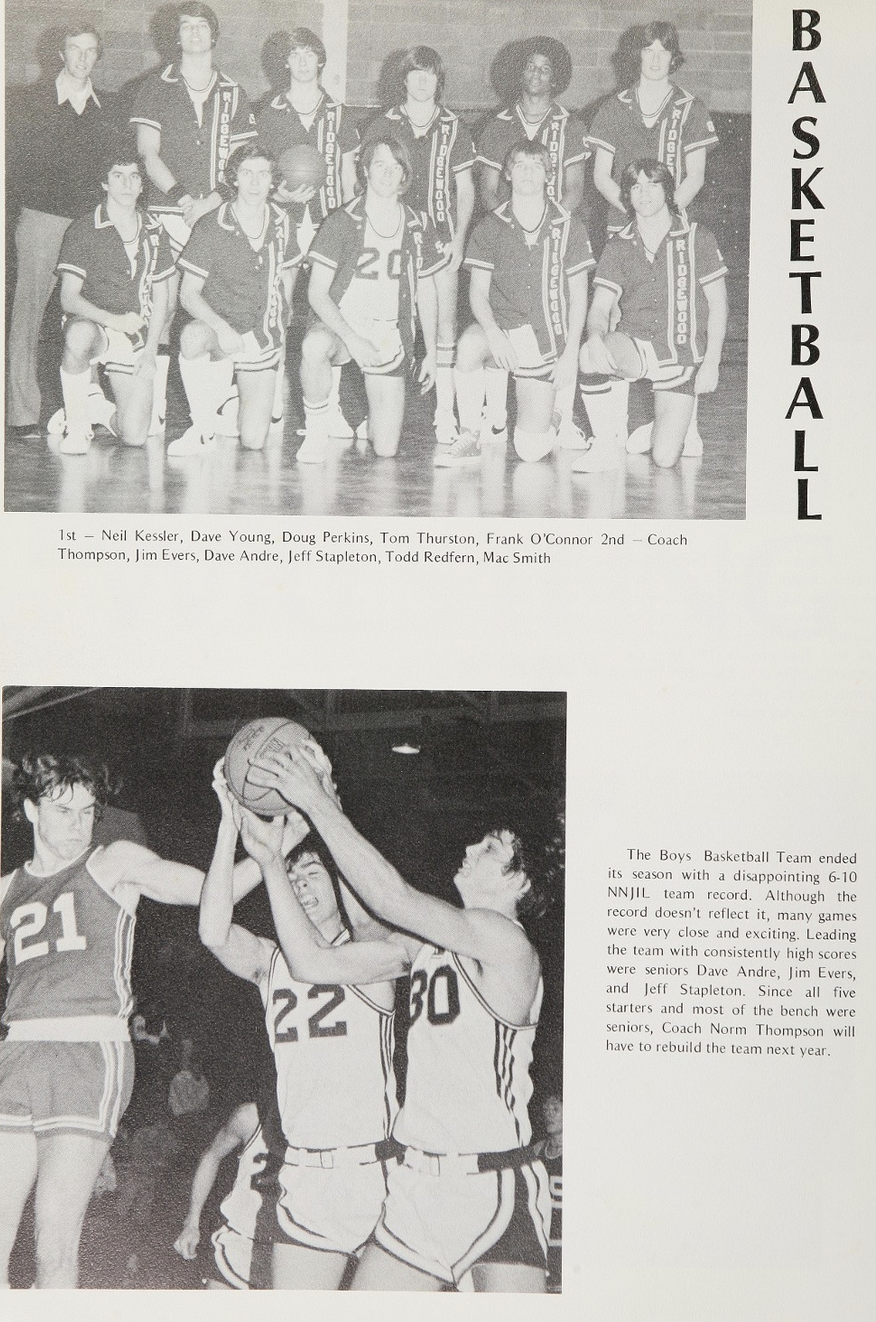 1977 Boys’ Basketball Team