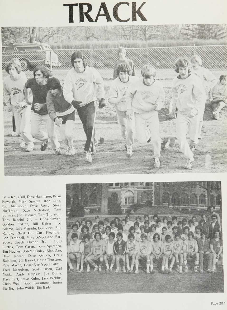 1977 Boys’ Track Team