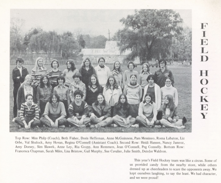 1978 Girls’ Field Hockey Team