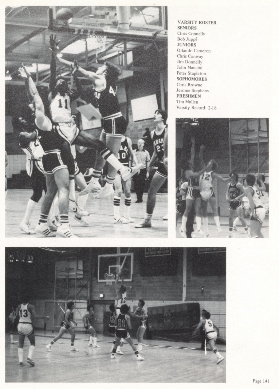 1978 Boys’ Basketball Team