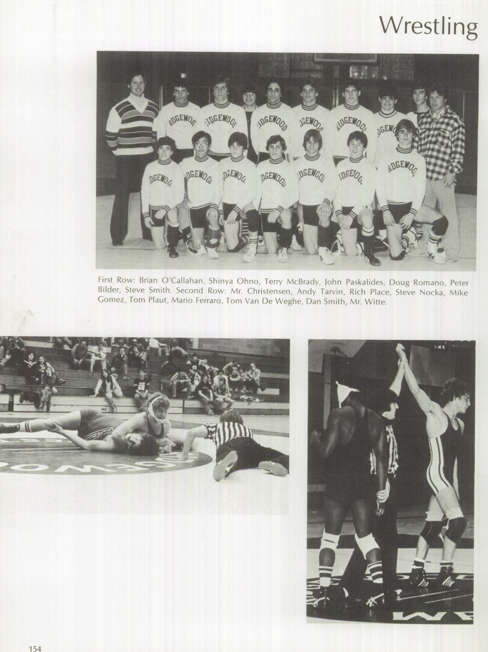 1979 Boys’ Wrestling Team