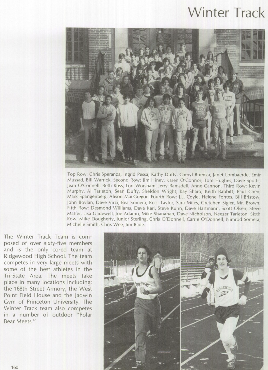 1978-79 Boys’ &amp; Girls’ Winter Track Team