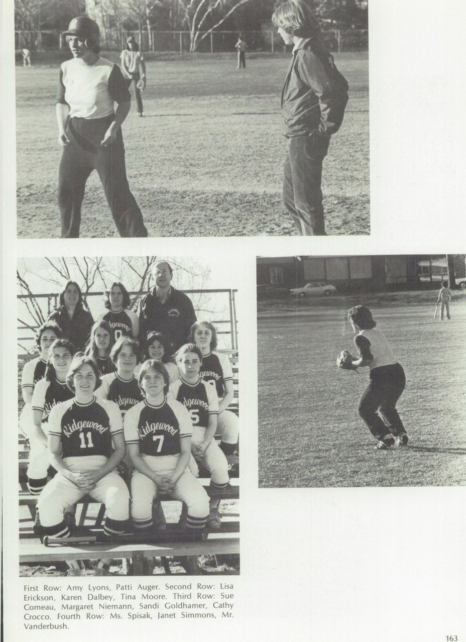1979 Girls’ Baseball Team
