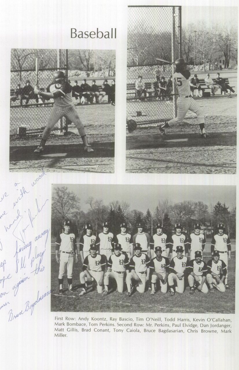 1979 Boys’ Baseball Team