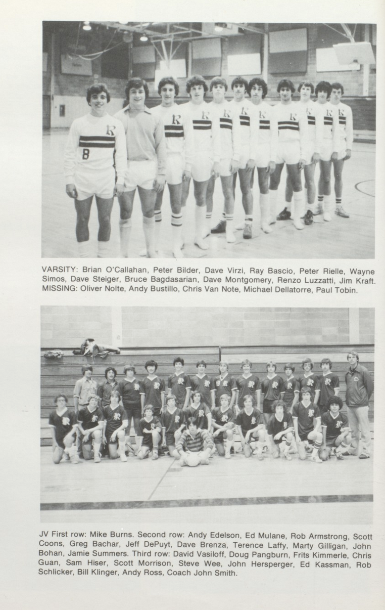 1979 Boys’ Soccer Team