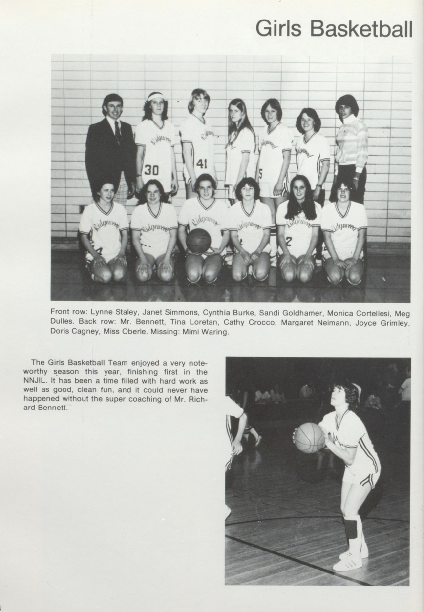 1980 Girls’ Basketball Team