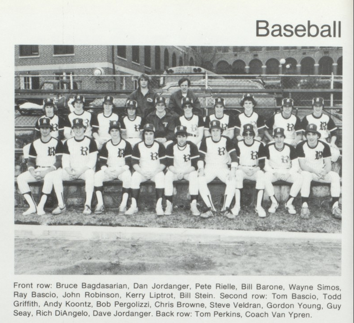 1980 Boys’ Baseball Team