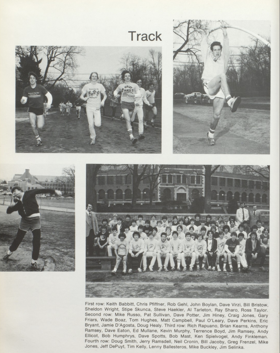 1980 Boys’ Track Team