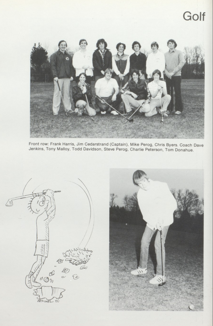 1980 Boys’ Golf Team