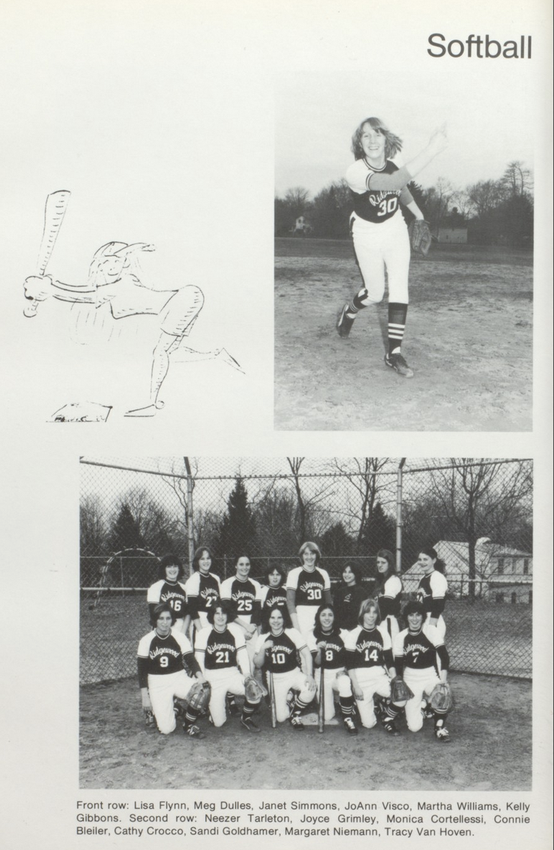 1980 Girls’ Baseball Team