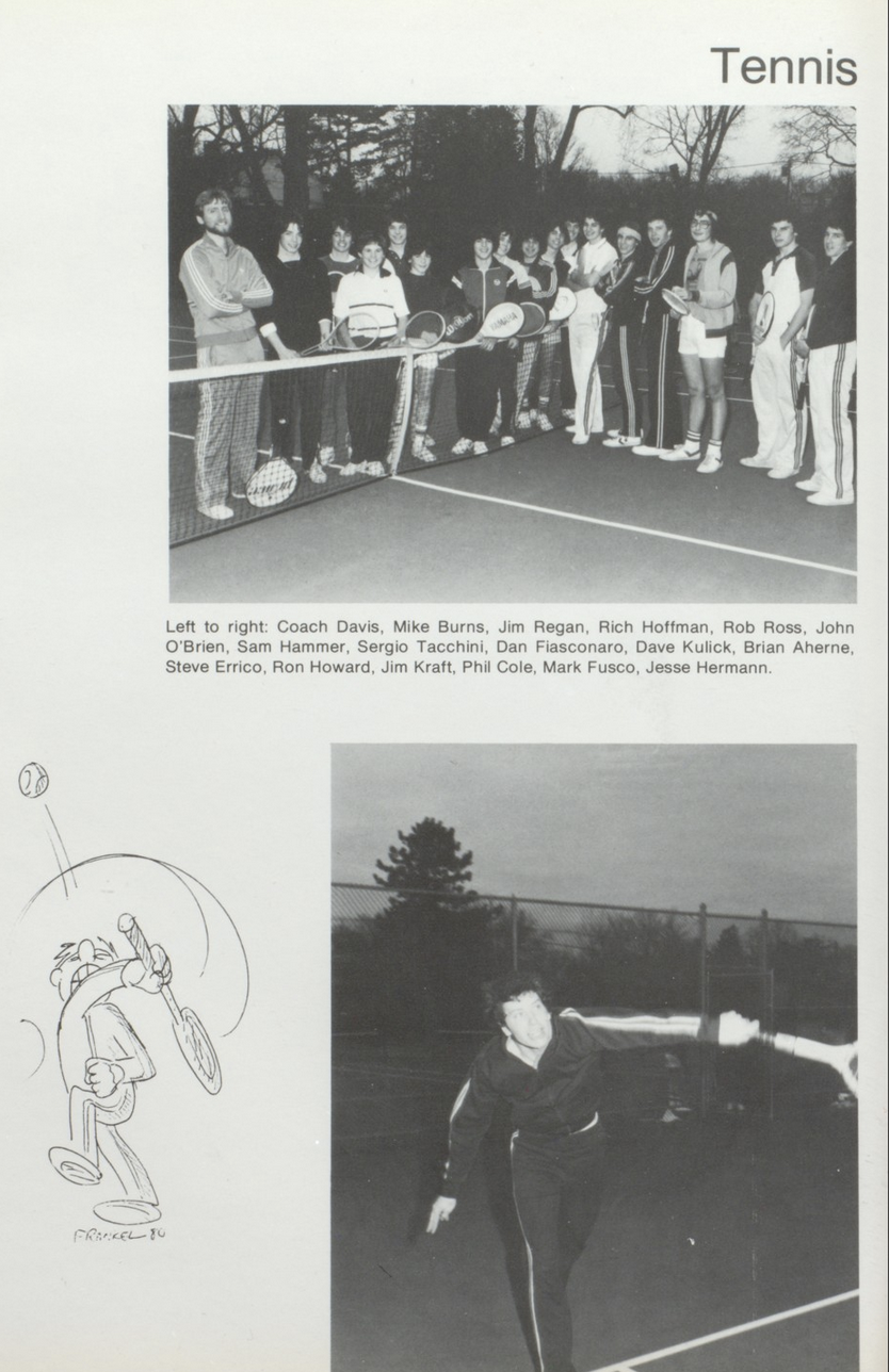 1980 Boys’ Tennis Team