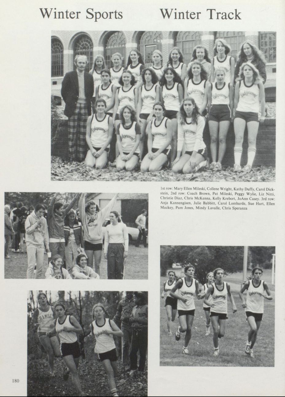 1980-81 Boys’ &amp; Girls’ Winter Track Team