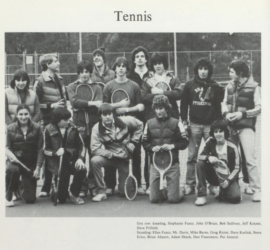 1981 Boys’ Tennis Team