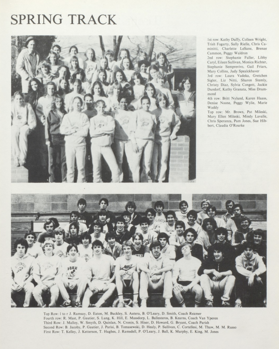1981 Boys’ Track Team