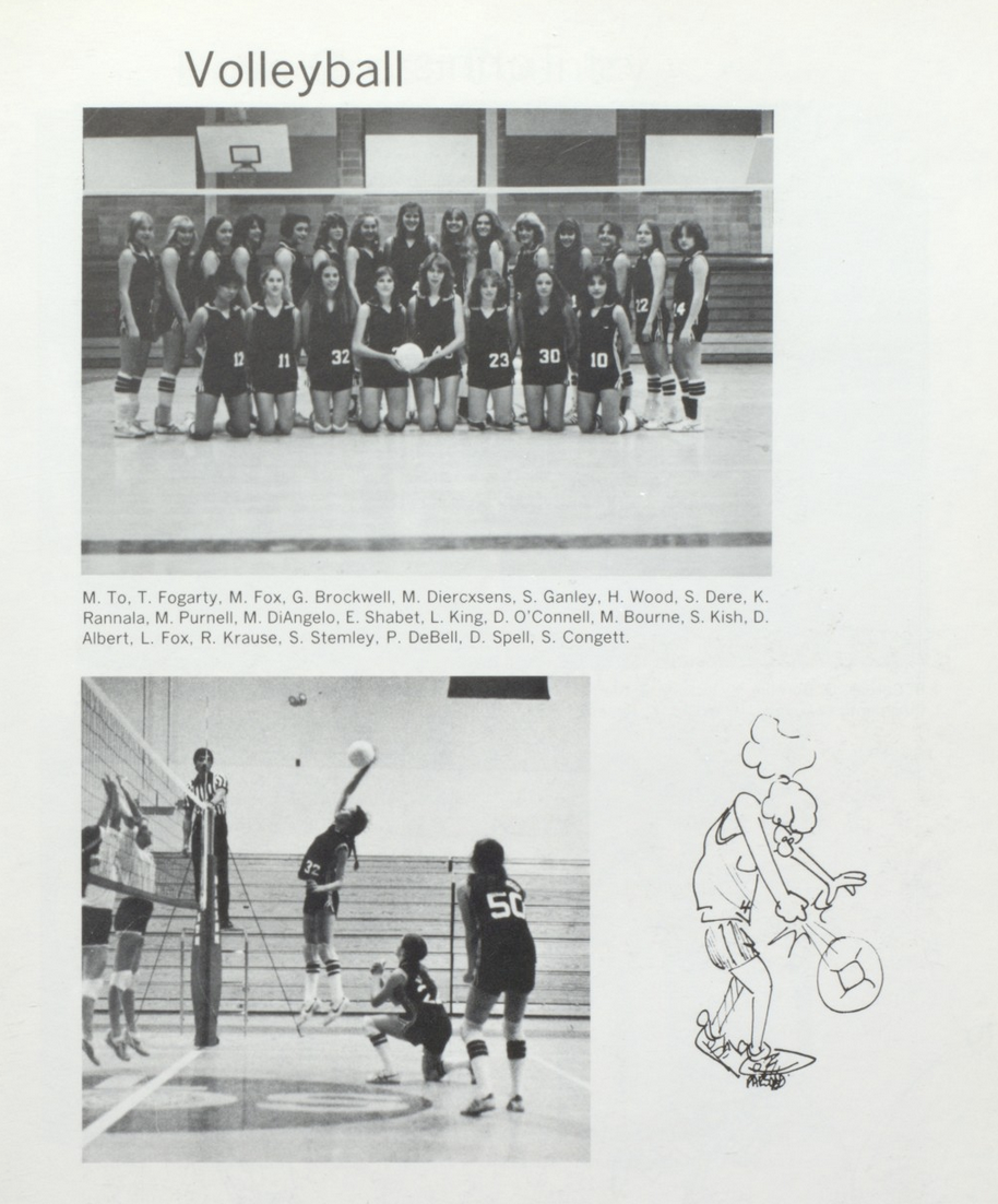 1982 Girls’ Volleyball Team