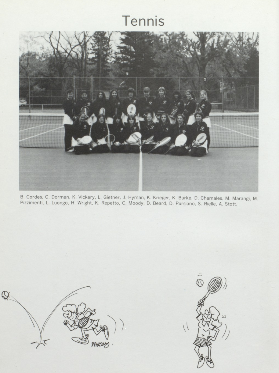 1982 Girls’ Tennis Team