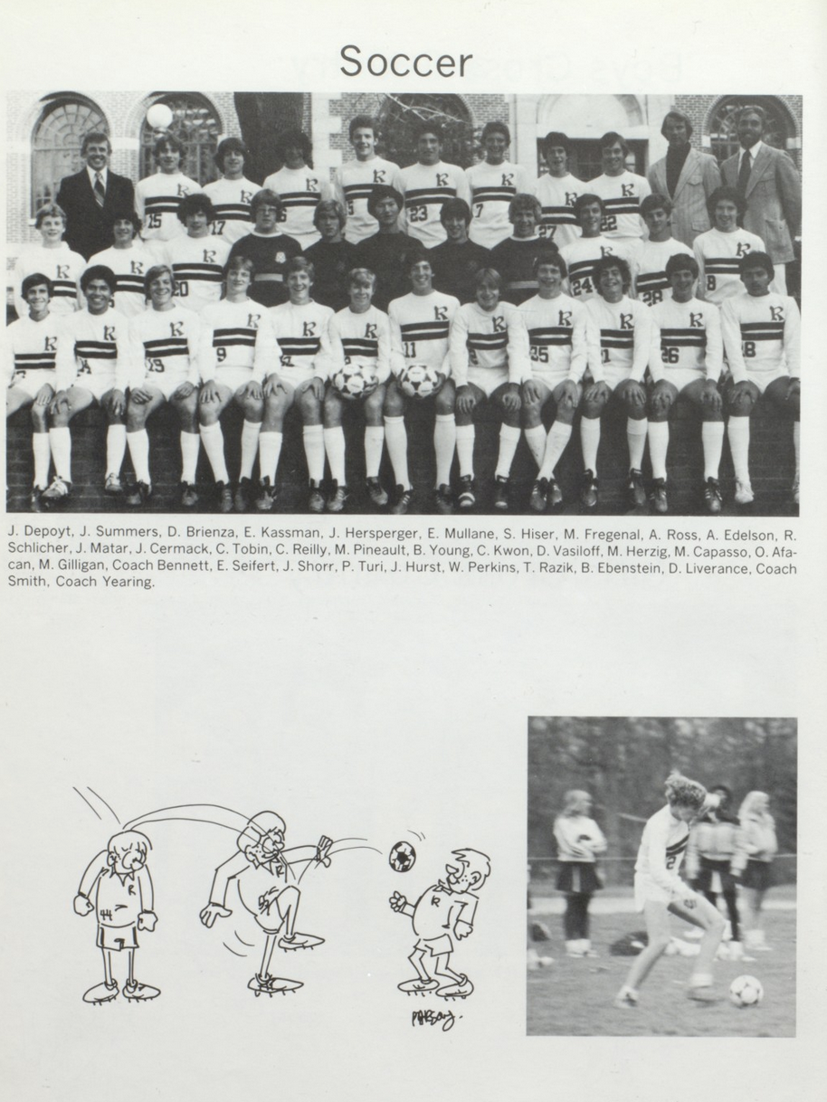 1981 Boys’ Soccer Team