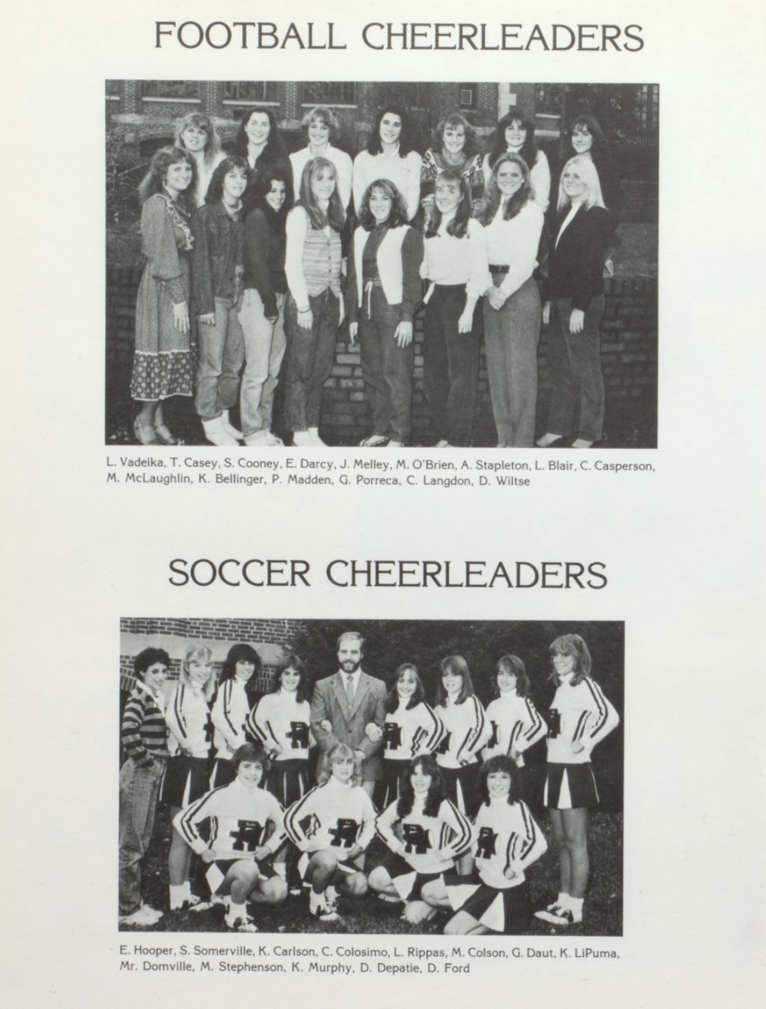 1982-83 Cheer Leaders