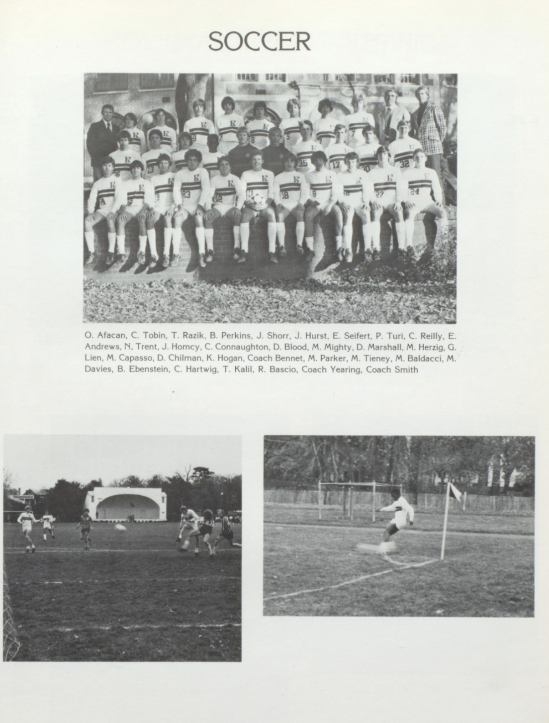 1982 Boys’ Soccer Team