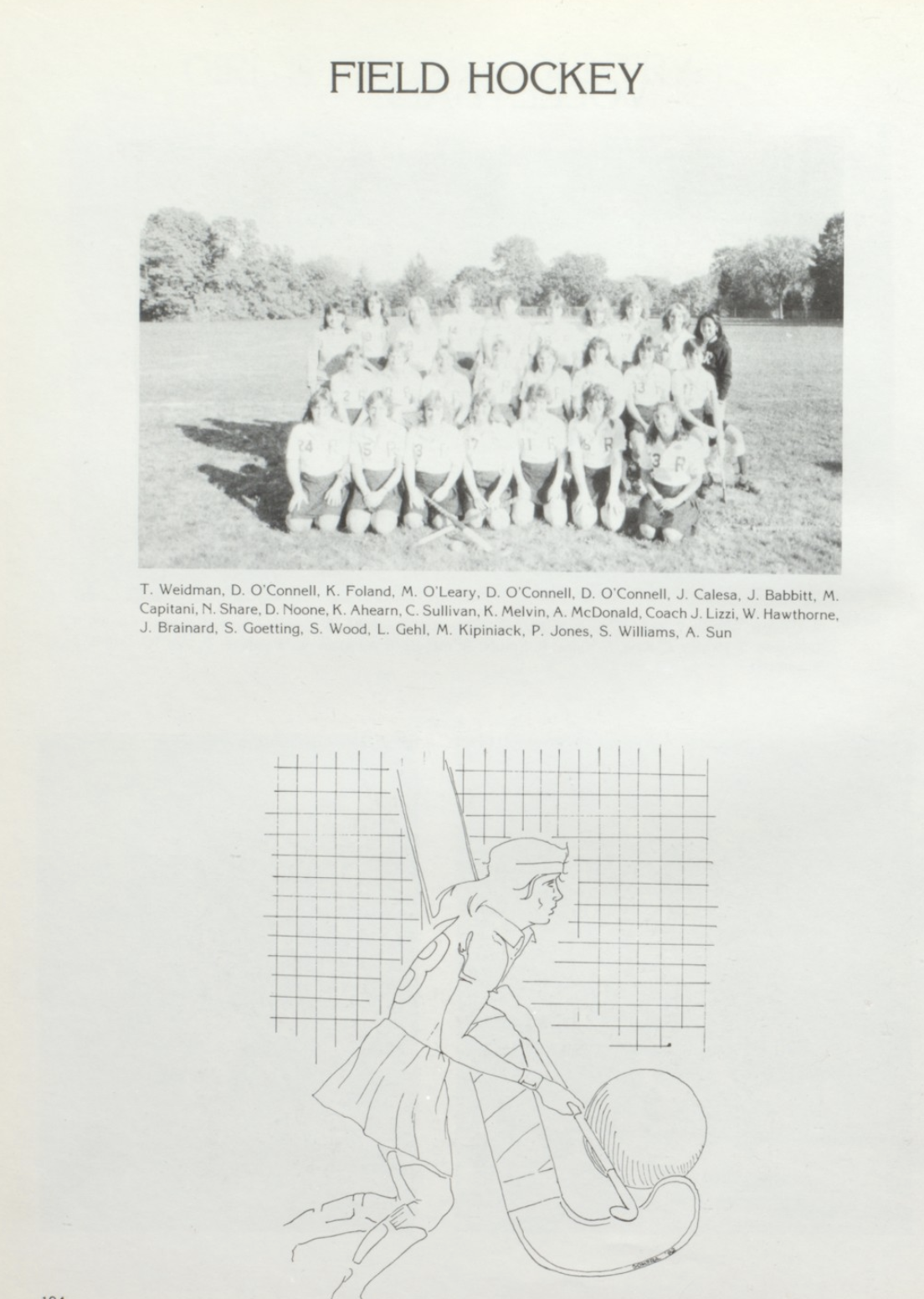 1983 Girls’ Field Hockey Team