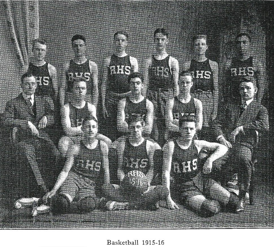 RHS Boys Basketball 1915-1916