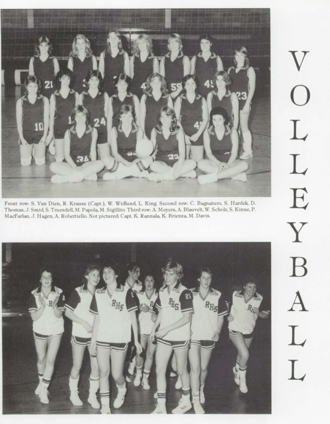1984 Girls’ Volleyball Team