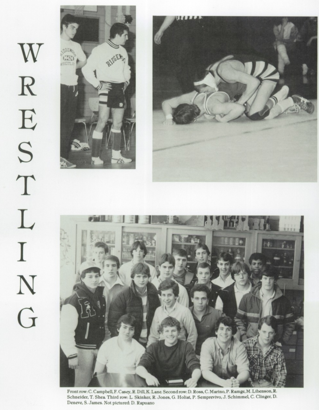 1984 Boys’ Wrestling Team