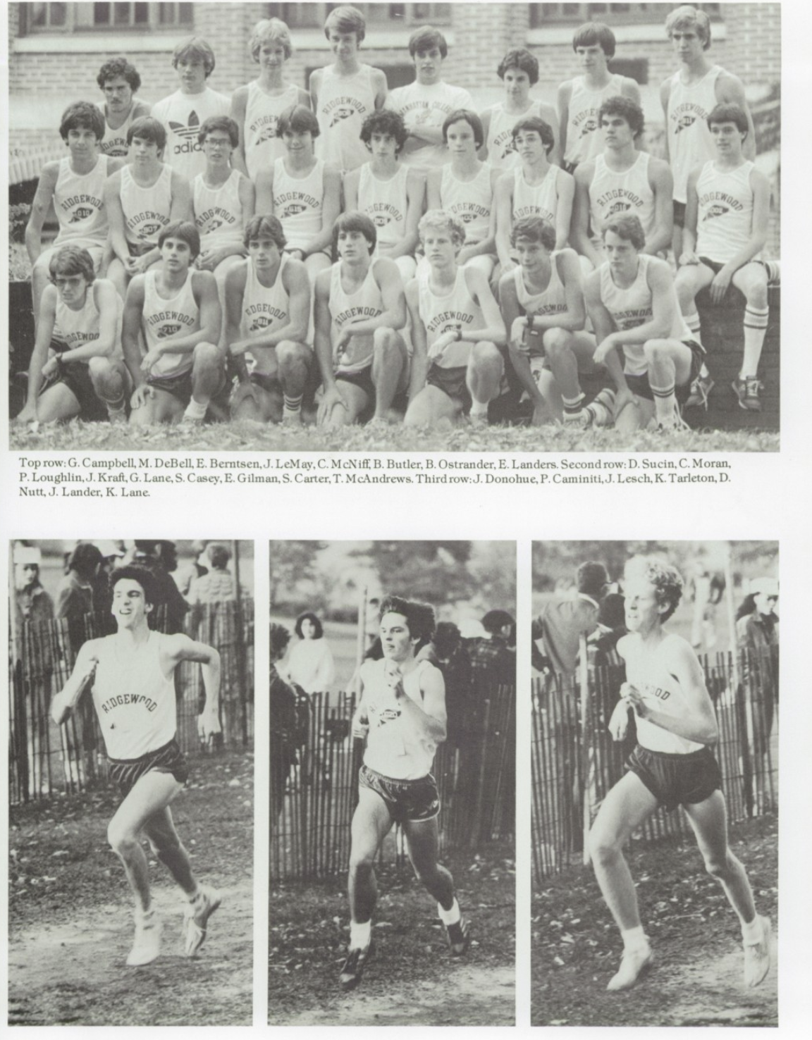 1983 Boys’ Cross Country Team