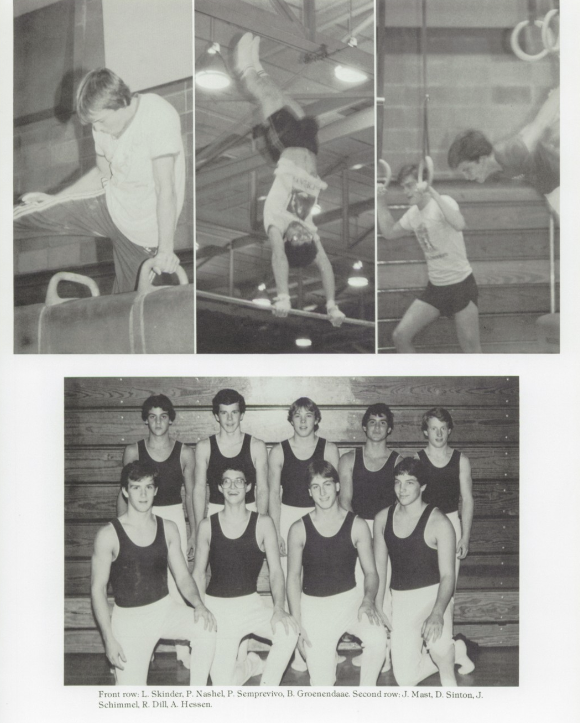 1984 Boys’ Gymnastics Team