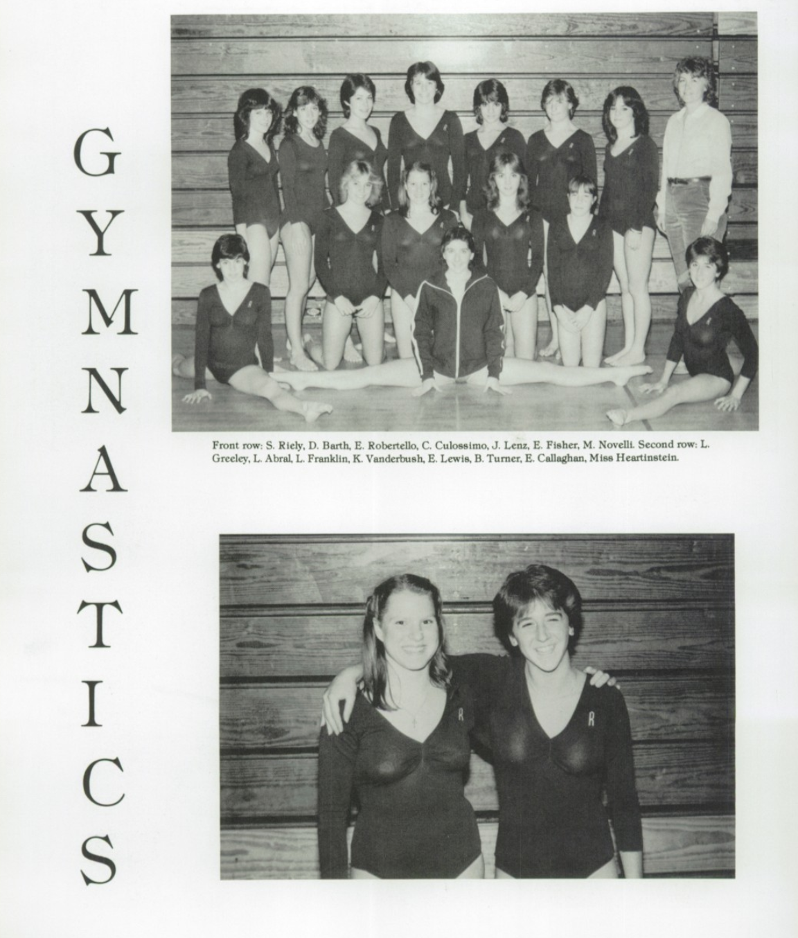 1984 Girls’ Gymnastics Team
