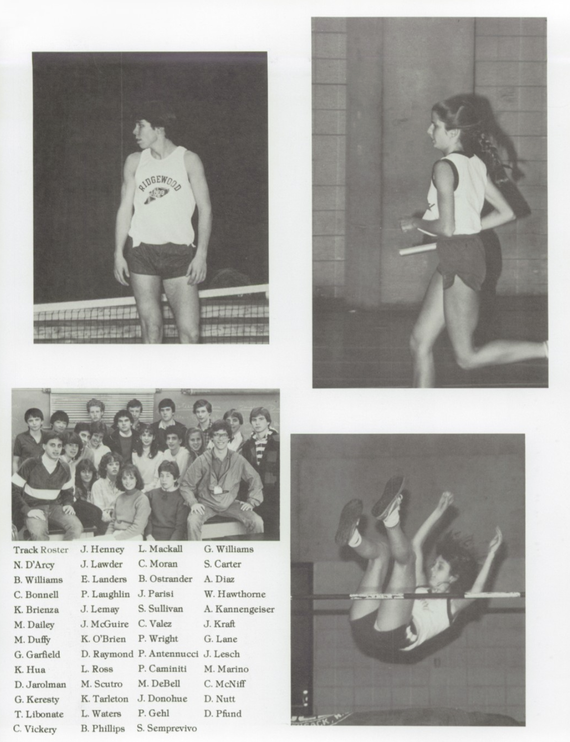 1983-84 Boys’ &amp; Girls’ Winter Track Team