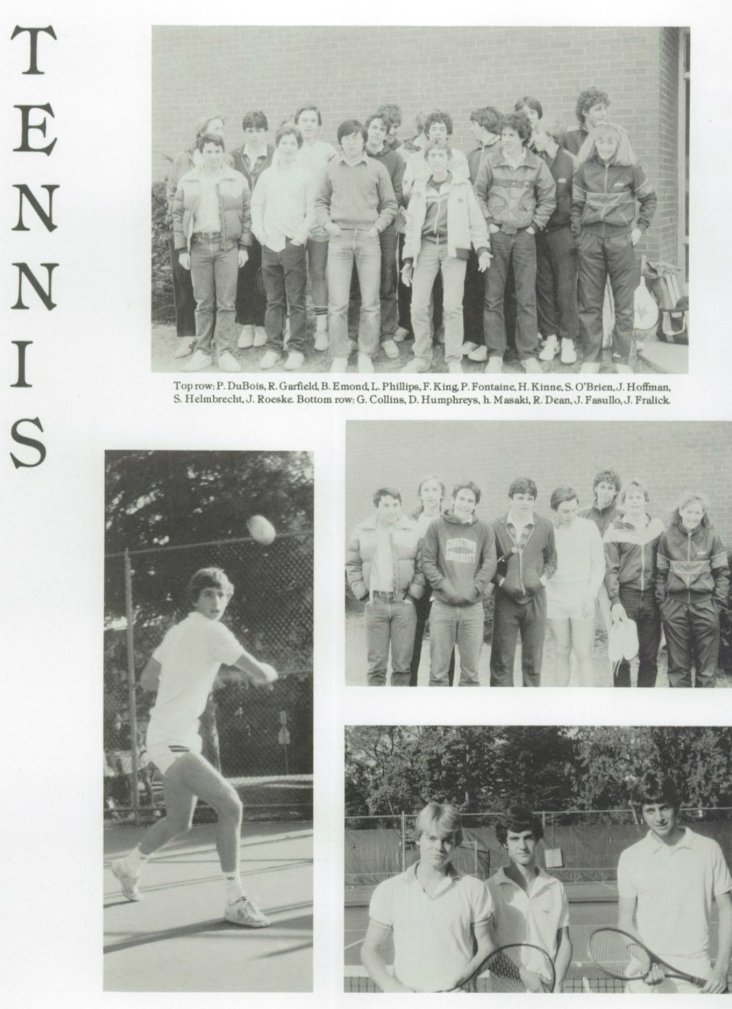 1984 Boys’ Tennis Team