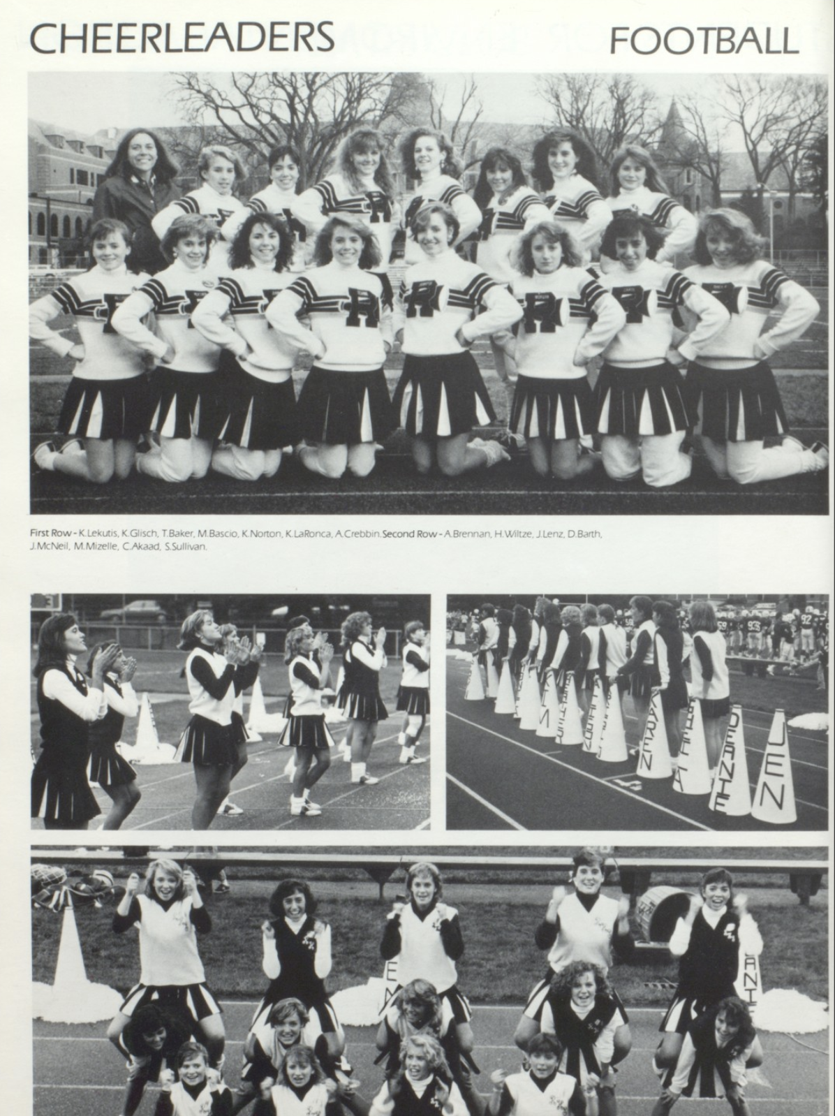1986-87 Cheer Leaders